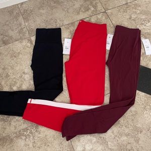 3 pairs of spiritual gangster leggings